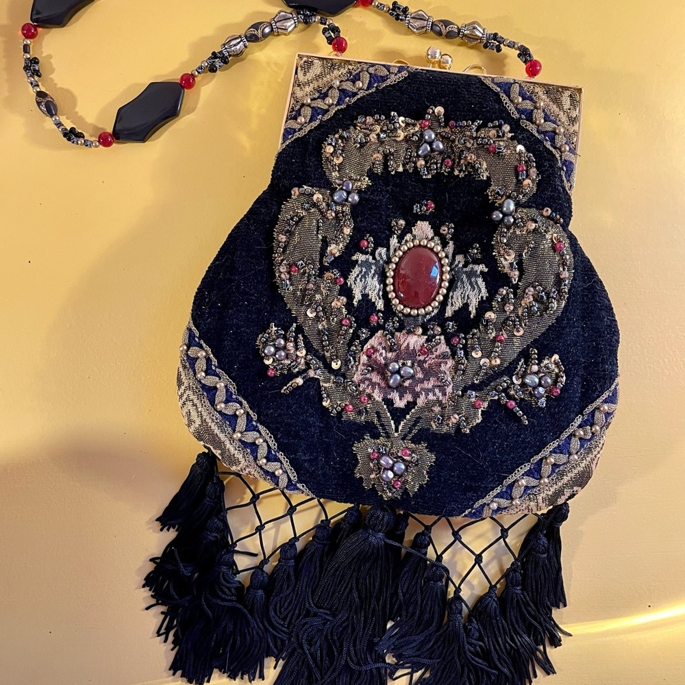 Mary Frances Beaded Evening Bag
